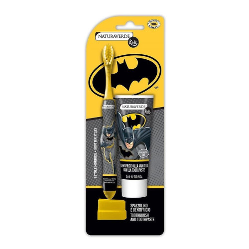 Children's Promo Oral Hygiene Set Batman Toothbrush and Toothpaste