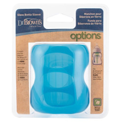 Dr. Brown's Silicone Protector for 5.07 fl oz (150 ml) Glass Bottle Blue 1 pc - AC085