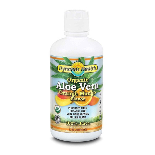 Dynamic Health Aloe Vera Juice with Orange and Mango 31.99 fl oz (946 ml)