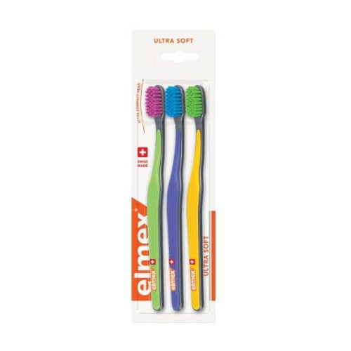 Elmex Ultra Soft Toothbrush 3 pcs