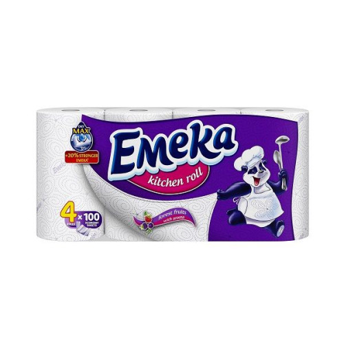 Emeka Wild Berries Scented 3-ply Kitchen Roll 4 pcs