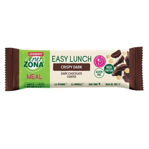 Enerzona Easy Lunch with Crispy Dark Chocolate Flavor 2.05 oz (58 g)
