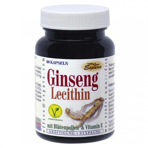 Espara Ginseng Lecithin Plus for Tone and Energy 60 Capsules