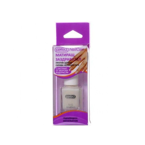 Perfect Nail Care Mattifying Nail Strengthener Against Easy Breakage 0.44 fl oz (13 ml)