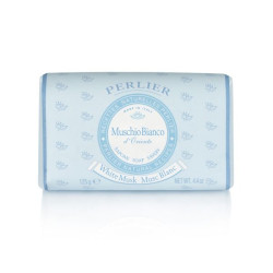Perlier Muschio Bianco White Musk Scented Soap 4.41 oz (125 g)