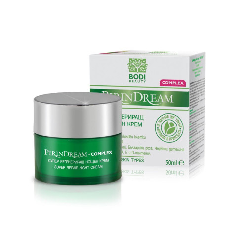 Pirin Dream Super Regenerating Night Cream for Face 1.69 fl oz (50 ml)