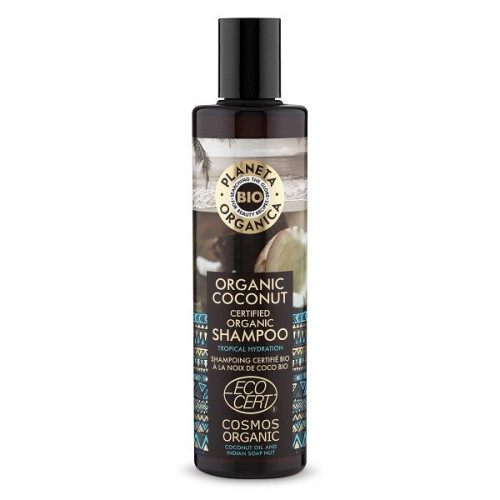 Planeta Organica Coconut Hydrating Shampoo with Organic Coconut Oil 9.47 fl oz (280 ml)