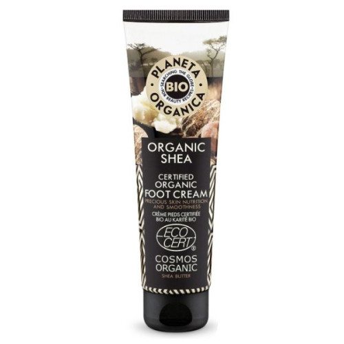 Planeta Organica Shea Foot Cream with Organic Shea Butter 2.54 fl oz (75 ml)