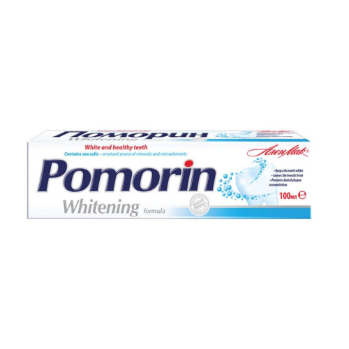 Pomorin Whitening Toothpaste for a Bright Smile and Healthy Gums 3.38 fl oz (100 ml)