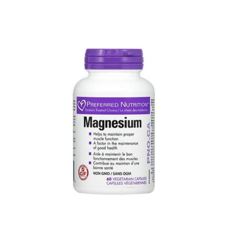 Preferred Nutrition Magnesium for High Stress and Fatigue 60 Capsules