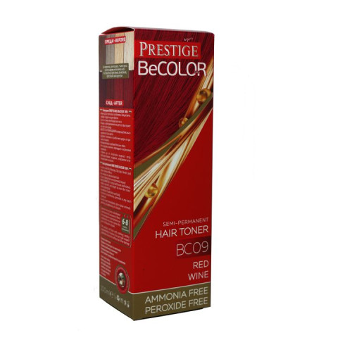 Prestige Hair Toner BC09 Wine Red 3.38 fl oz (100 ml)
