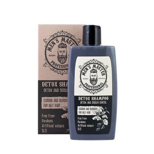 Men's Master Detoxifying Shampoo for Men with Charcoal and Burdock 8.79 fl oz (260 ml)
