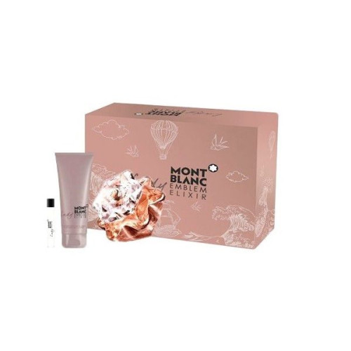 Mont Blanc Lady Emblem Elixir Promo Set for Women Eau De Toilette and Perfume Body Lotion