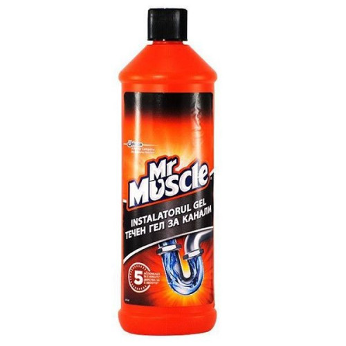 Mr. Muscle Instalatorul Gel Liquid Gel for Drains 33.81 fl oz (1000 ml)