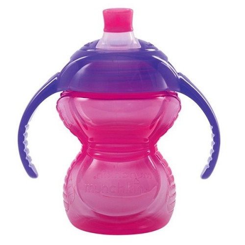 Munchkin Trainer Click Lock Non-Spill Transition Cup with Handles for Children 6+ Months 8.01 fl oz (237 ml) - 12291