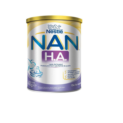 Nestle NAN H.A. Milk for Infants with Hydrolyzed Protein from the First Day of Birth 14.11 oz (400 g)