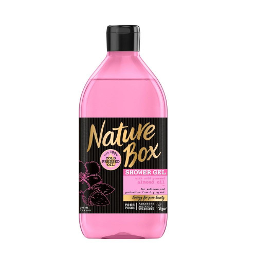 Nature Box Almond Body Shower Gel with Almond Oil 13.02 fl oz (385 ml)