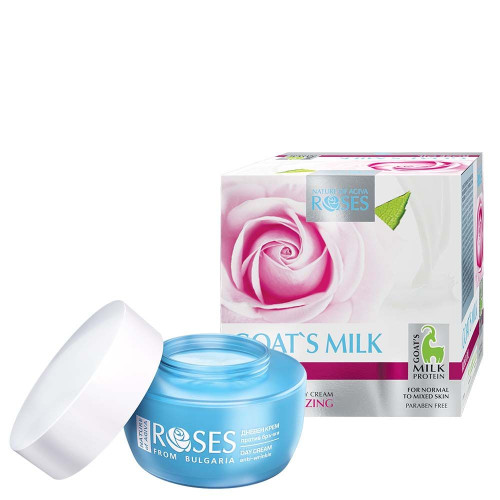 Nature of Agiva Roses Daily Revitalizing Face Cream with Goat's Milk 1.69 fl oz (50 ml)