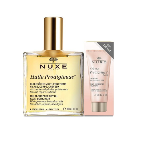 Nuxe Prodigieuse Special Offer Multifunctional Dry Oil and Multi-correcting Gel Cream for Face