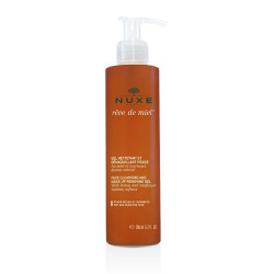Nuxe Reve De Miel Cleansing and Makeup Removing Gel with Honey for Dry and Sensitive Skin 6.76 fl oz (200 ml)