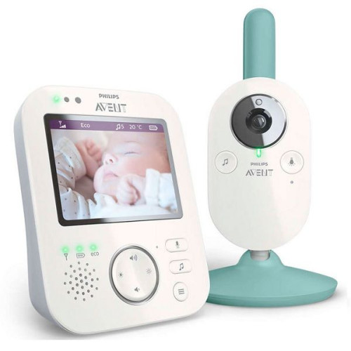 Philips Avent Baby Monitor SCD841/26 Video Monitor with Long Range Audio and Video Transmission
