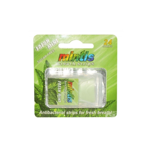 Mintis Fresh Mint Fresh Breath Strips with Stevia 24 pcs