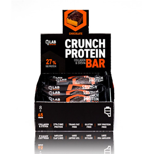 Lab Nutrition Crunch Protein Bar Chocolate 8 x 2.29 oz (65 g)
