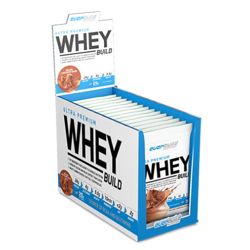 Everbuild Ultra Premium Whey Build Box Mocha-Cappuccino 20 x 1.2 oz (34 g) Sachets
