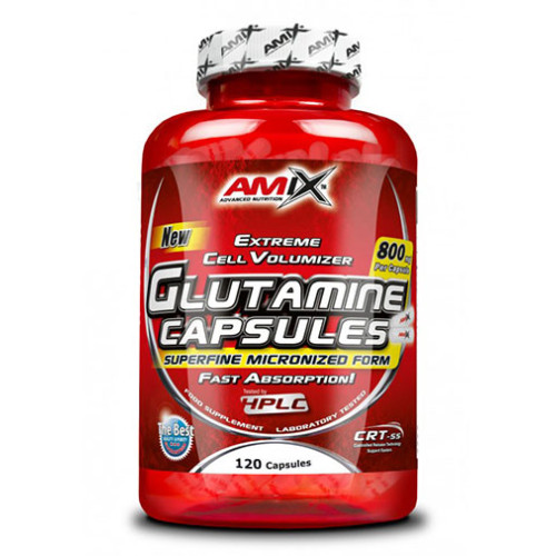 Amix L-Glutamine 800mg 120 Capsules