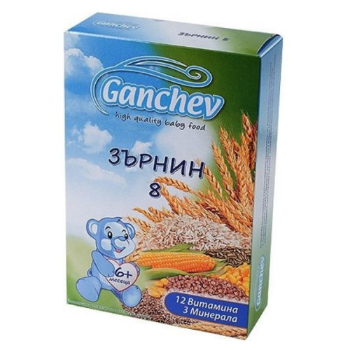 Ganchev Milk Porridge Zernin 8 for Children 6+ Months 7.05 oz (200 g)