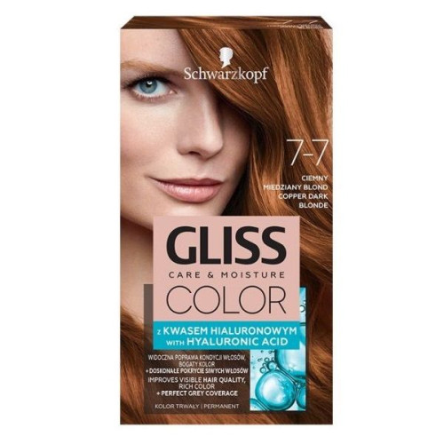 Gliss Color Permanent Hair Color 7-7 Dark Honey Blonde