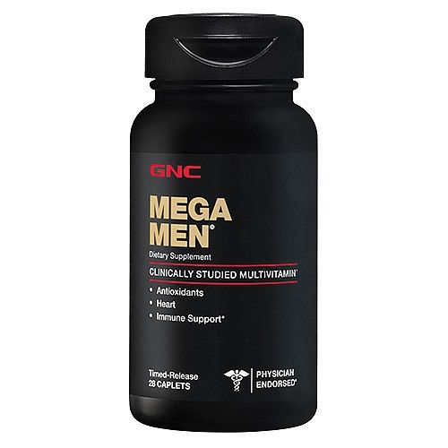 GNC Mega Men Extended Release Multivitamins for Men 28 Tablets