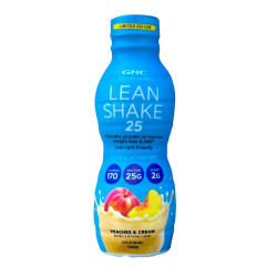 GNC Total Lean Shake Cream and Peach Flavor 14 fl oz (414 ml)