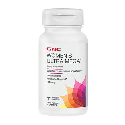 GNC Women's Ultra Mega Extended Release Multivitamins for Women 28 Tablets