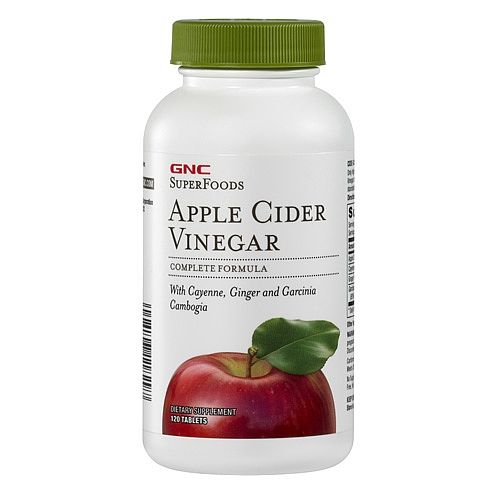 GNC Super Foods Apple Cider Vinegar Proven Weight Loss Aid 90 Capsules