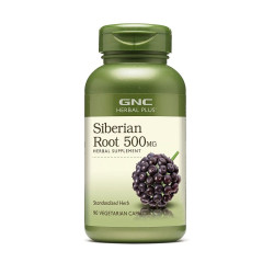 GNC Herbal Plus Ginseng Siberian Root Extract 500 mg 90 Capsules
