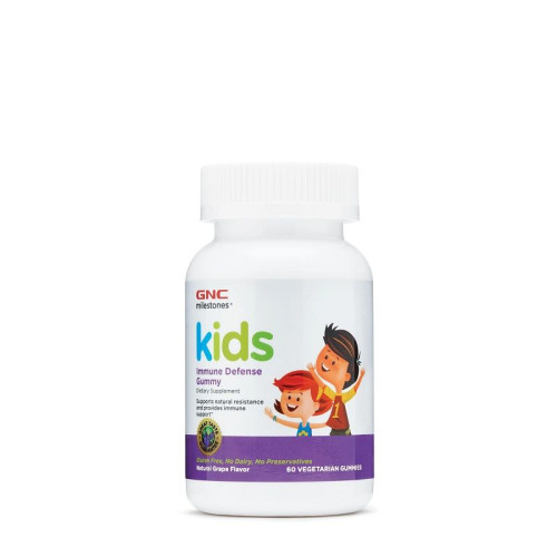 GNC Milestones Kids Immune Defense Chewable Tablets for Strong Immunity for Children 60 pcs