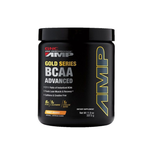 GNC Pro Performance Amp Gold Series BCAA Orange 11.9 oz (337.5 g)