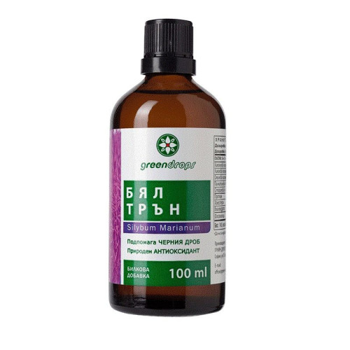 Green Drops White Thistle Oil for Healthy Liver 3.38 fl oz (100 ml)