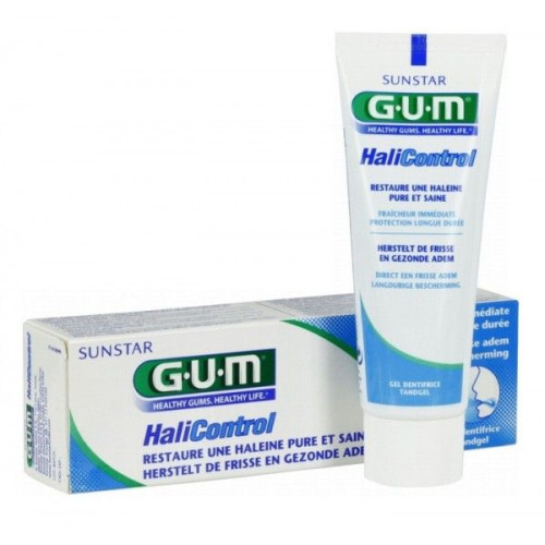 Gum Halicontrol Effective Toothpaste for Bad Breath with Long-Lasting Effect 2.54 fl oz (75 ml)