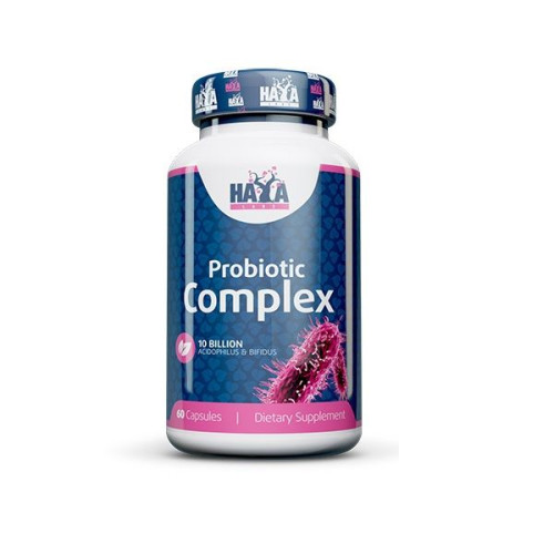 Haya Labs Probiotic Complex Probiotic 10 Billion Acidophilus and Bifidus for Intestinal Infections 60 Capsules