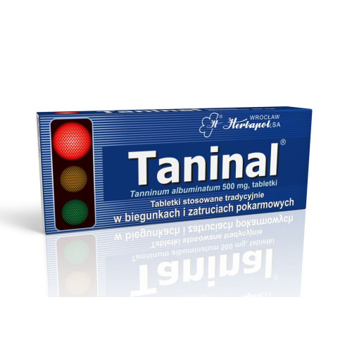 Herbapol Tanninal for Diarrhea 500 mg 20 Tablets