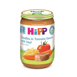 Hipp Organic Macaroni with Tomato Sauce and Beef for Children 12+ Months 7.76 oz (220 g)