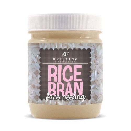 Hristina Toilet Bran for Face with Rice Exfoliating Particles 7.05 oz (200 g)