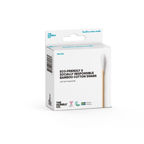 The Humble Co. Bamboo Ear Sticks White 100 pcs