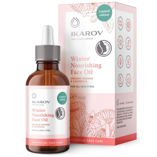 Ikarov Deeply Nourishing Winter Oil for All Skin Types 1.01 fl oz (30 ml)