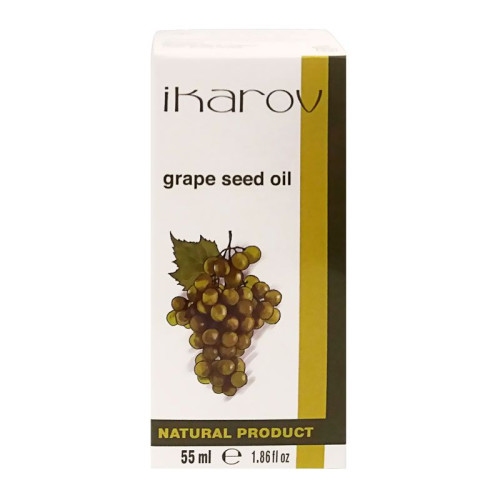 Ikarov Natural Grape Seed Oil for Rejuvenation and Toning 1.86 fl oz (55 ml)