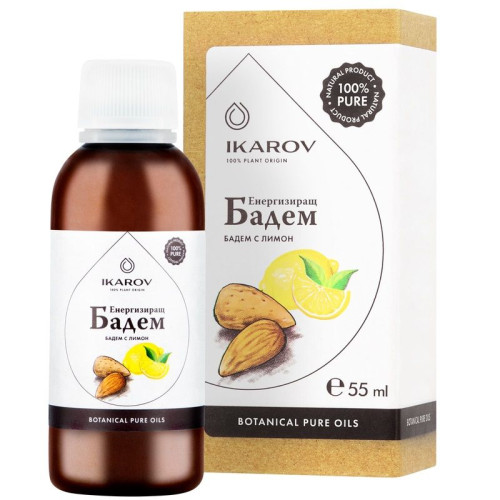 Ikarov Toning Oil with Almond and Lemon for All Skin Types 1.86 fl oz (55 ml)