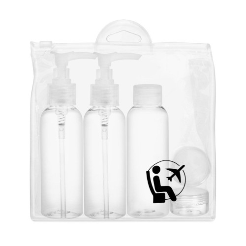 Inter-Vion Travel Cosmetic Container Kit 6 pcs Travel Bag - 111210
