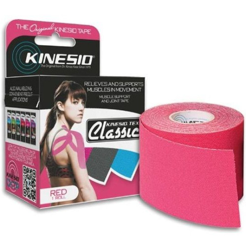 Kinesio Tex Classic Therapeutic Tape Red 1.97 in (5 cm) x 4 m